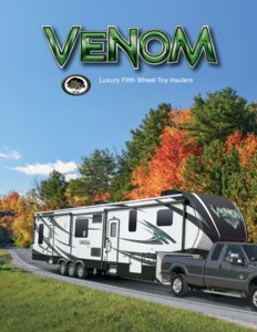 2017 KZ RV Venom Brochure page 1