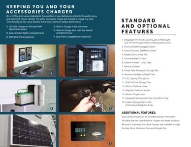 2017 Lance Travel Trailers Brochure page 8