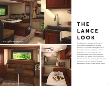 2017 Lance Truck Campers Brochure page 5