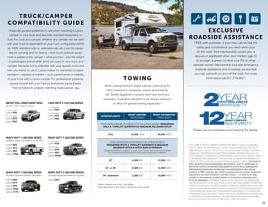 2017 Lance Truck Campers Brochure page 15
