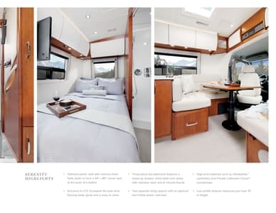 2017 Leisure Travel Vans Serenity Brochure page 9