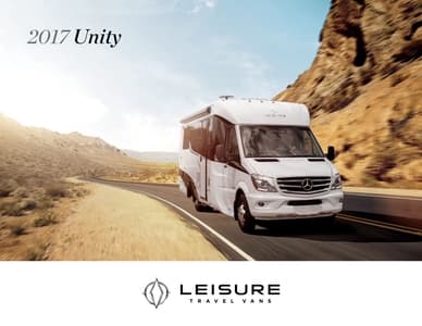 2017 Leisure Travel Vans Unity Brochure page 1