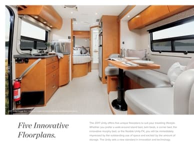 2017 Leisure Travel Vans Unity Brochure page 8