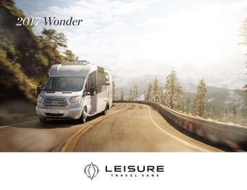 2017 Leisure Travel Vans Wonder Brochure