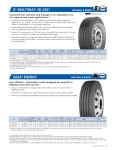 2017 Michelin RV Tire Guide page 19