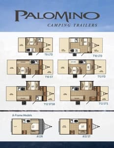 2017 Palomino Camping Trailers Brochure page 1