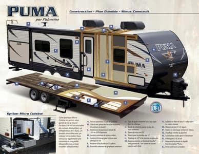 2017 Palomino Puma French Brochure page 12