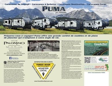 2017 Palomino Puma French Brochure page 16