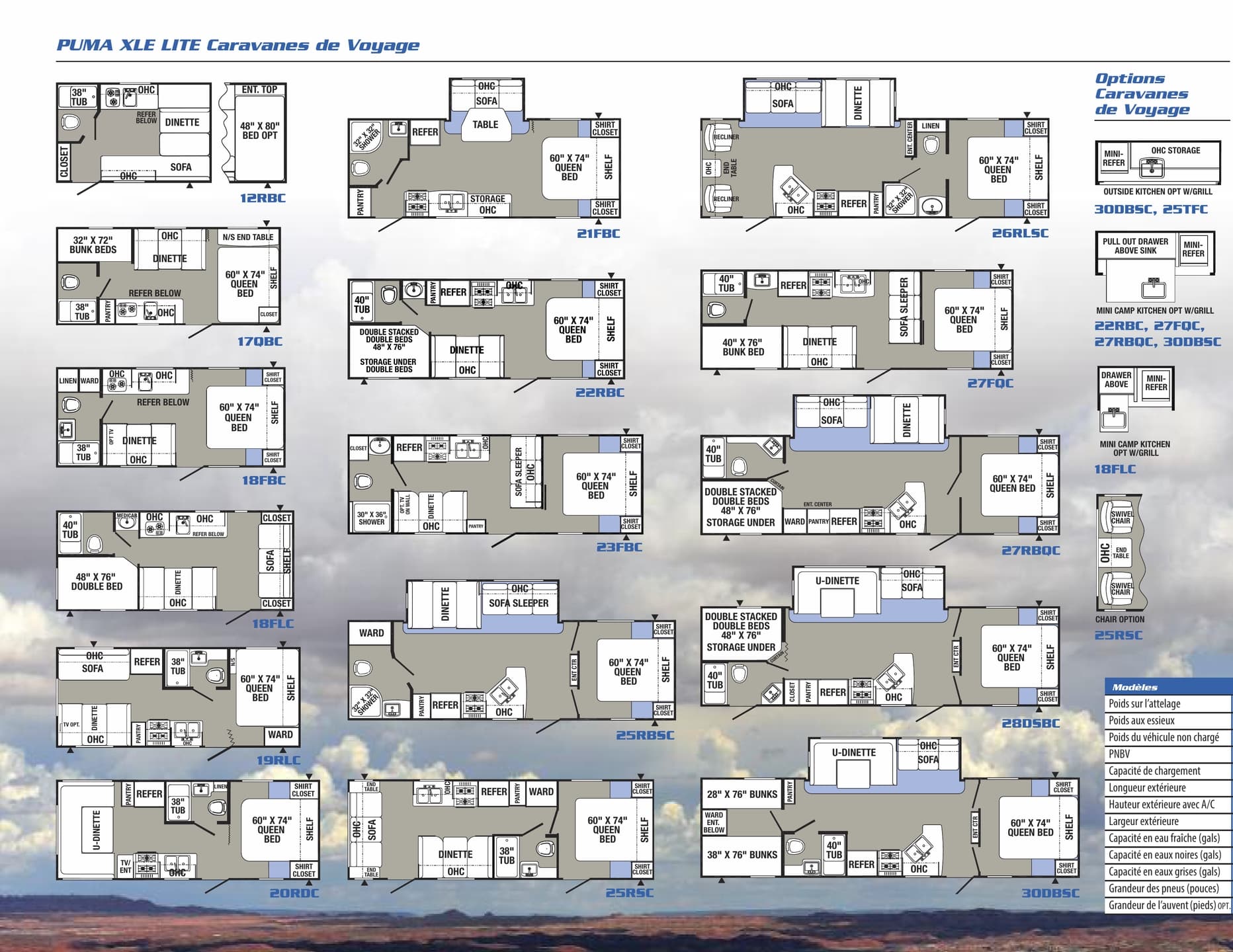 2017 Palomino Puma XLE Lite French Brochure | Download RV brochures ...