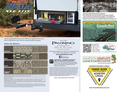 2017 Palomino Puma XLE Lite French Brochure page 6