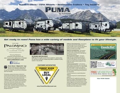 2017 Palomino Puma Brochure page 16