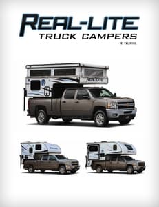 2017 Palomino Real-Lite Truck Campers Brochure page 1