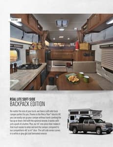 2017 Palomino Real-Lite Truck Campers Brochure page 2