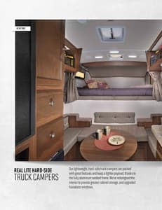 2017 Palomino Real-Lite Truck Campers Brochure page 4
