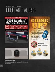 2017 Palomino Real-Lite Truck Campers Brochure page 10