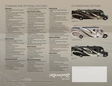2017 Renegade RV Verona Brochure page 6