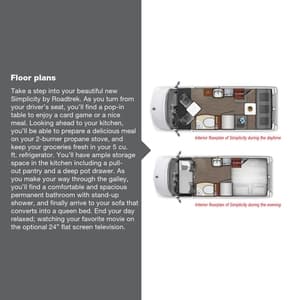 2017 Roadtrek Simplicity Brochure page 4