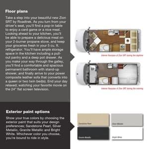 2017 Roadtrek Zion Srt Brochure page 4