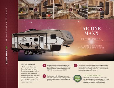 2017 Starcraft Fall AR-One Maxx Fifth Wheel Brochure page 1