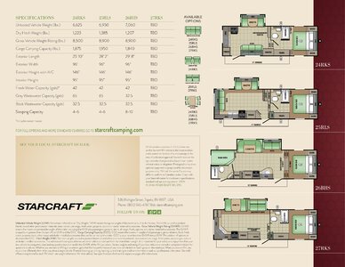 2017 Starcraft Fall AR-One Maxx Fifth Wheel Brochure page 2