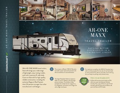 2017 Starcraft Fall AR-One Maxx Travel Trailer Brochure page 1