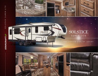 2017 Starcraft Fall Solstice Super Lite Fifth Wheel Brochure page 1