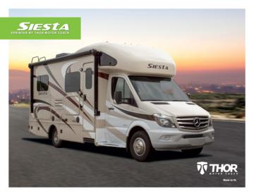 2017 Thor Siesta Sprinter Brochure