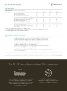 2017 Tiffin Phaeton Brochure page 11