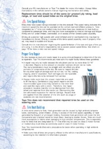 2017 Toyo Tires RV Tire Safety Brochure page 6