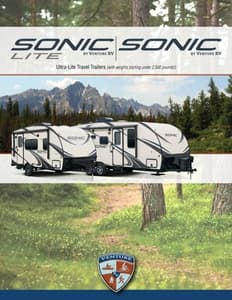 2017 Venture RV Sonic Brochure page 1