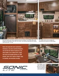 2017 Venture RV Sonic Brochure page 6