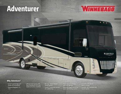 2017 Winnebago Adventurer Brochure page 1