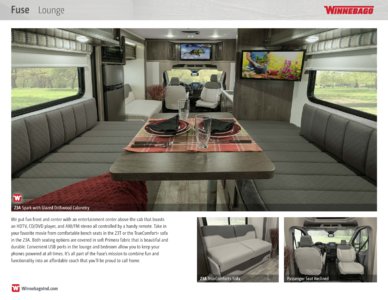 2017 Winnebago Fuse Brochure page 3