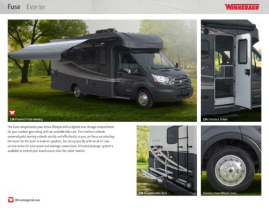 2017 Winnebago Fuse Brochure page 7