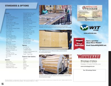 2017 Winnebago Micro Minnie Brochure page 4