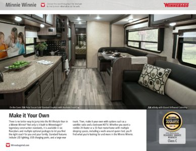 2017 Winnebago Minnie Winnie Brochure page 2