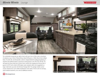 2017 Winnebago Minnie Winnie Brochure page 3