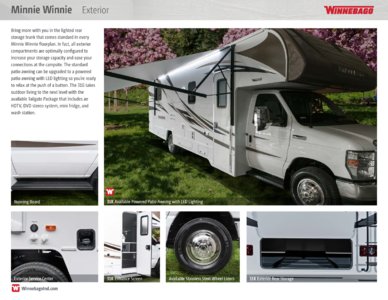 2017 Winnebago Minnie Winnie Brochure page 8