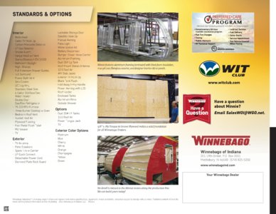 2017 Winnebago Minnie Brochure page 4