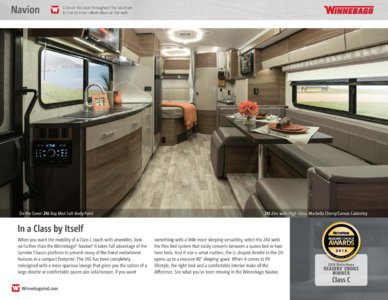 2017 Winnebago Navion Brochure page 2