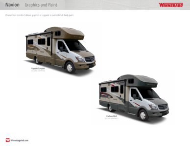 2017 Winnebago Navion Brochure page 9