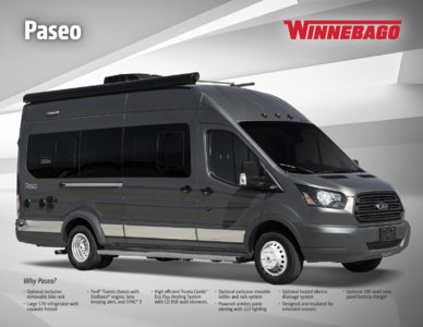 2017 Winnebago Paseo Brochure page 1