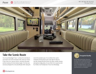 2017 Winnebago Paseo Brochure page 2