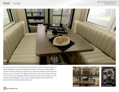 2017 Winnebago Paseo Brochure page 3