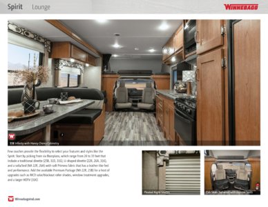 2017 Winnebago Spirit Brochure page 3