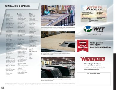 2017 Winnebago Spyder Brochure page 4