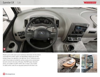 2017 Winnebago Sunstar LX Brochure page 7