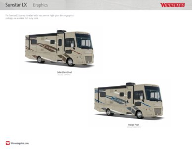 2017 Winnebago Sunstar LX Brochure page 15