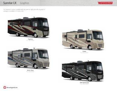 2017 Winnebago Sunstar LX Brochure page 16