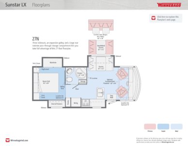 2017 Winnebago Sunstar LX Brochure page 17